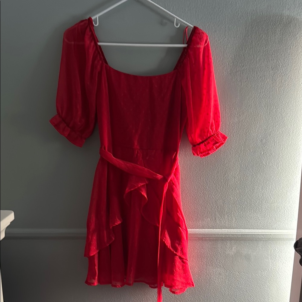 Red Women's Dress. Never worn size small